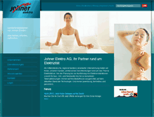 Tablet Screenshot of johner-elektro.ch